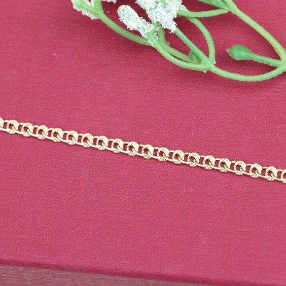 "Elegant Rose Gold Plated Chain Bracelet for Women, XPBL1100 - Picture 10 of 12